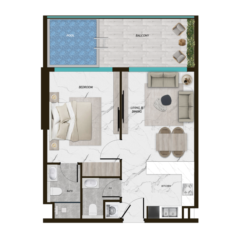 1 Bedroom