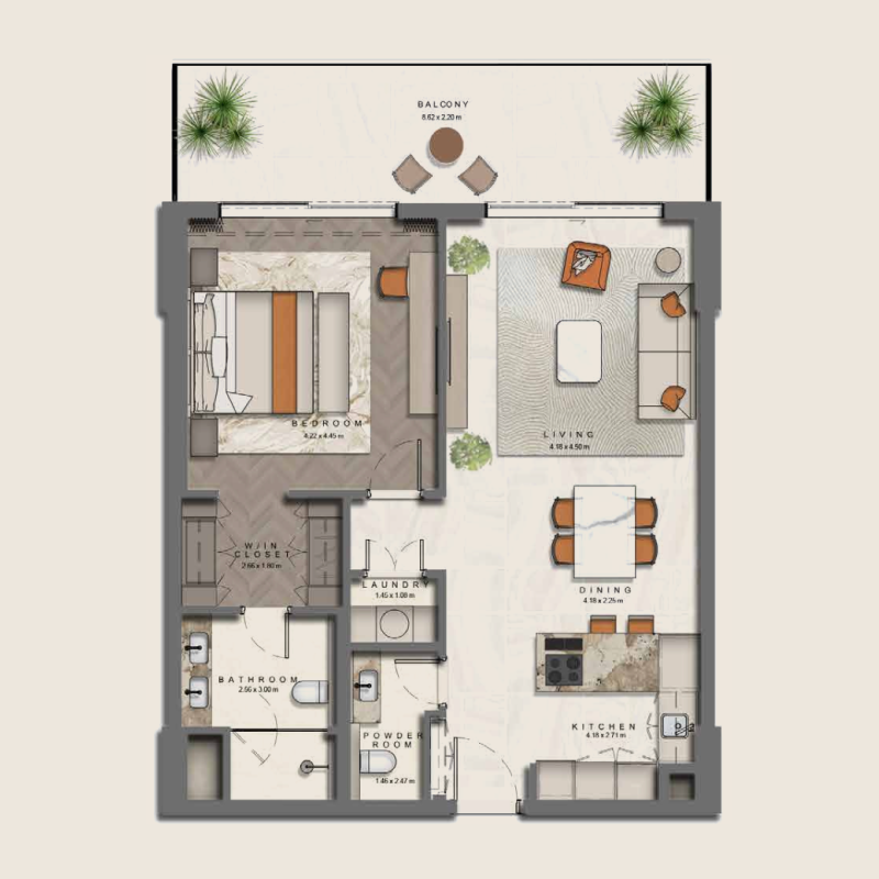 1 Bedroom