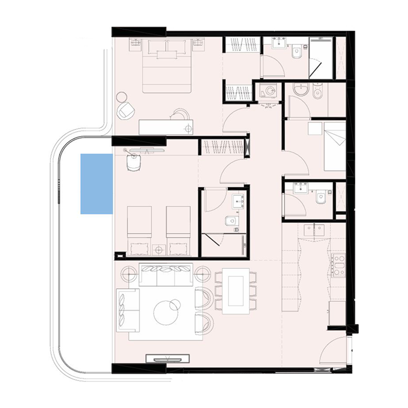 2 Bedrooms