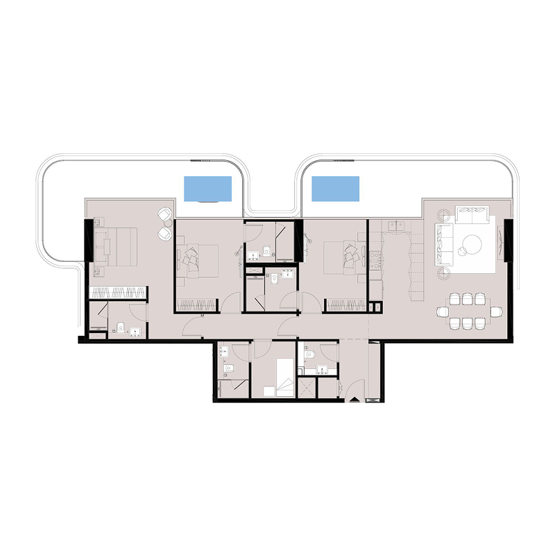 3 Bedrooms