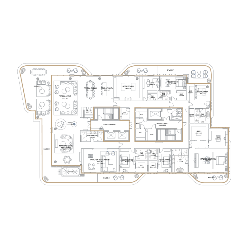 5 Bedrooms