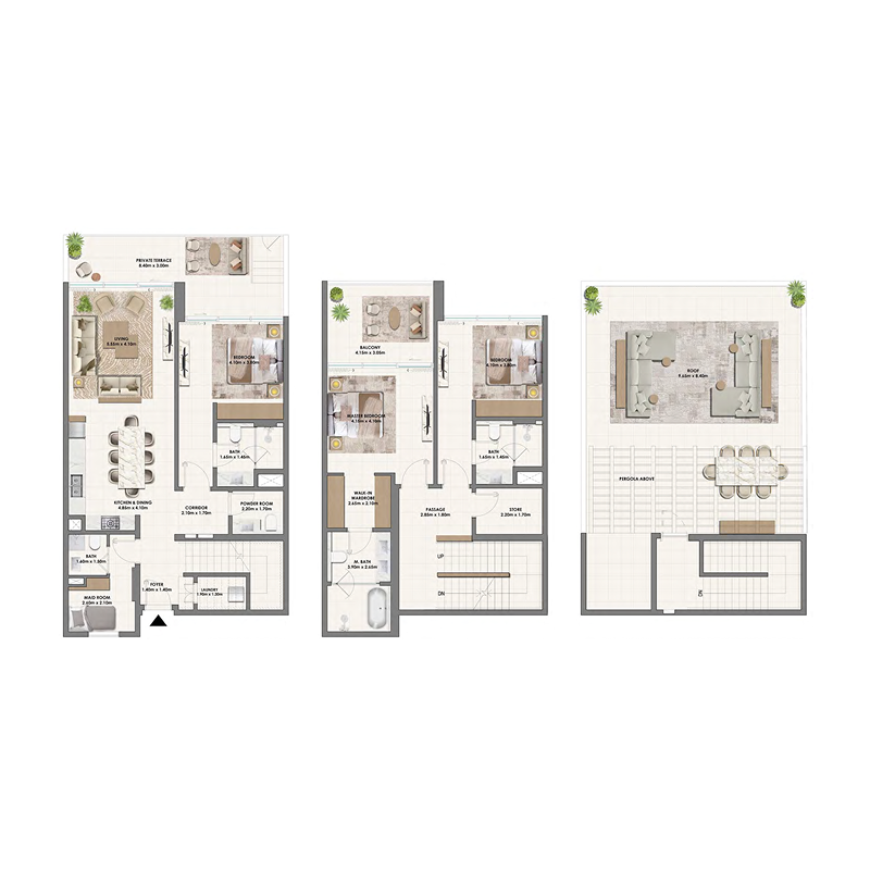 3 Bedrooms