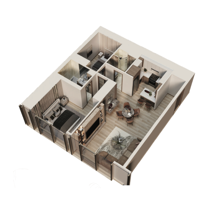 2 Bedrooms