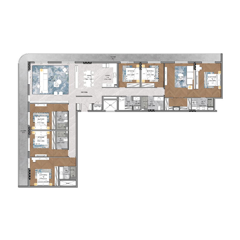 6 Bedrooms