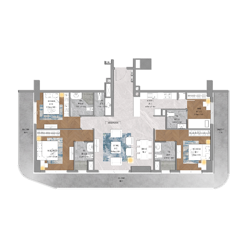 3 Bedrooms