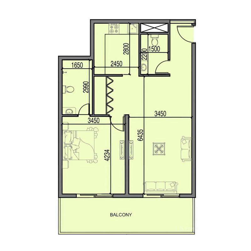 1 Bedroom