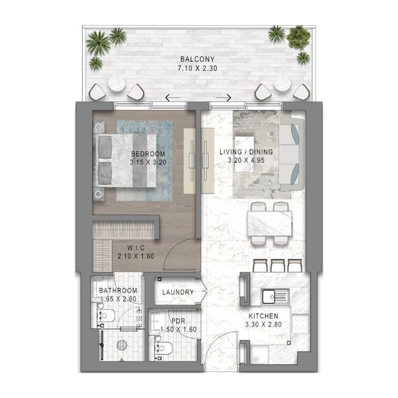 1 Bedroom