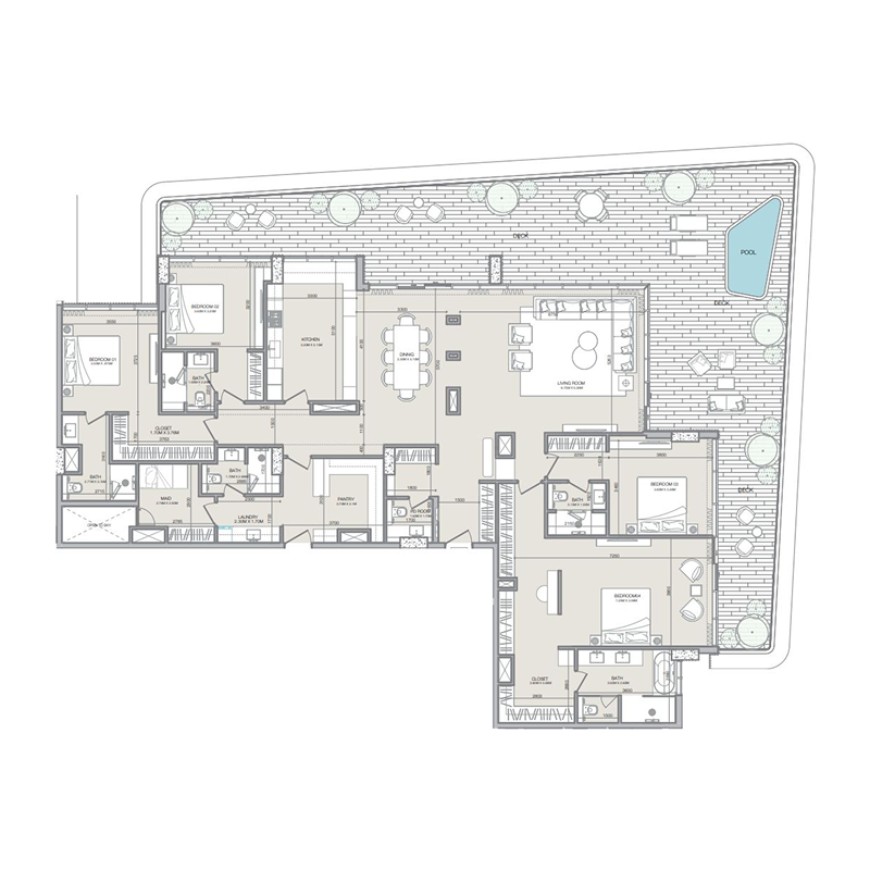 4 Bedrooms