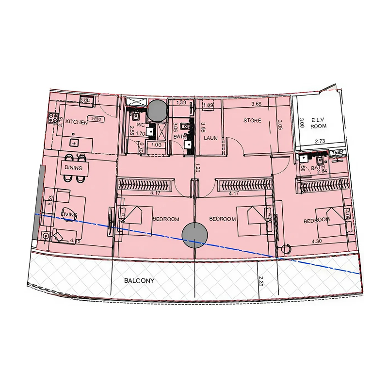 3 Bedrooms