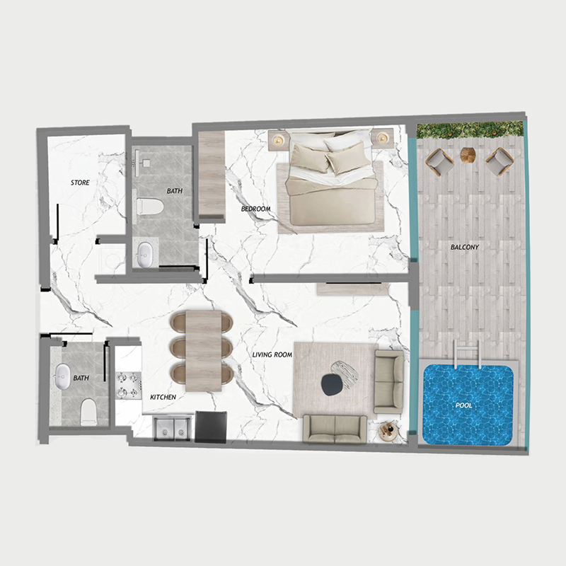 1 Bedroom