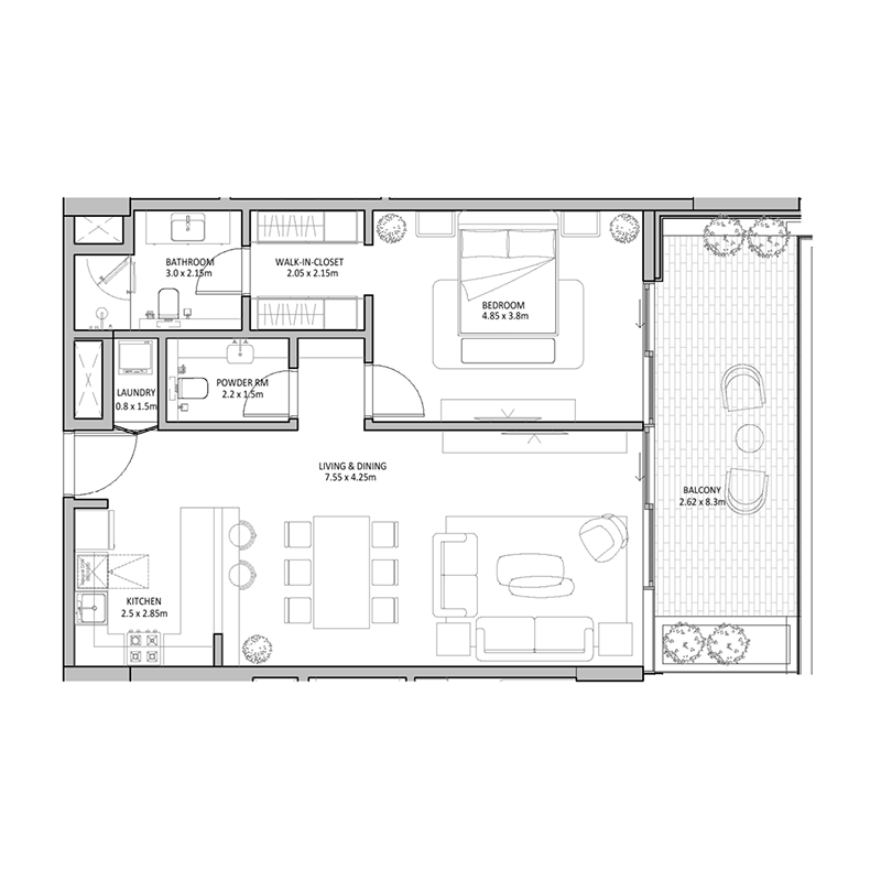 1 Bedroom