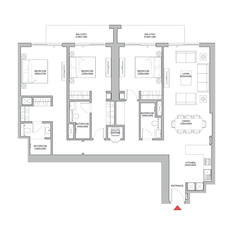 3 Bedrooms