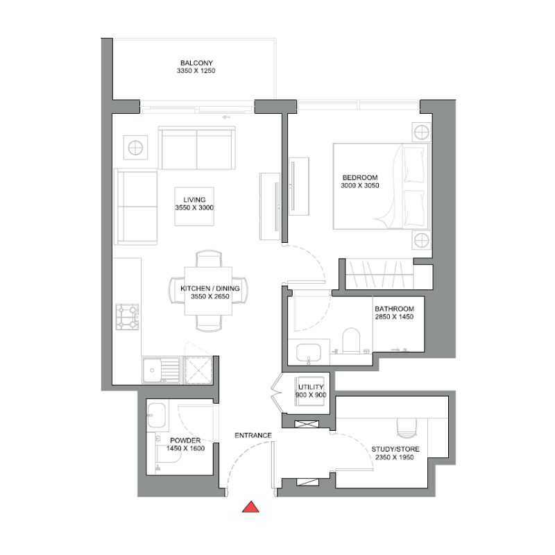 2 Bedrooms