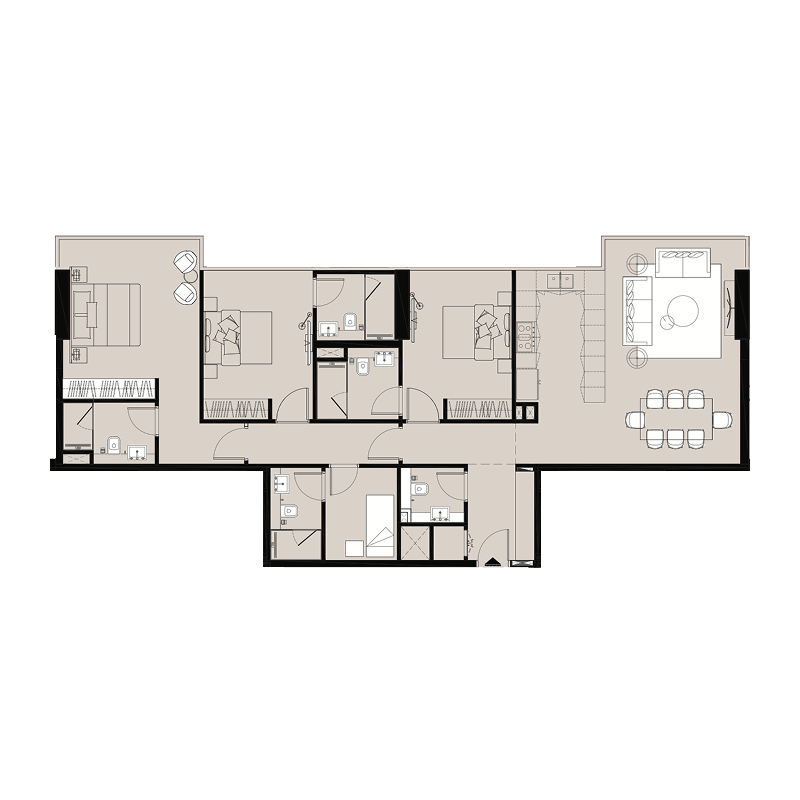 3 Bedrooms