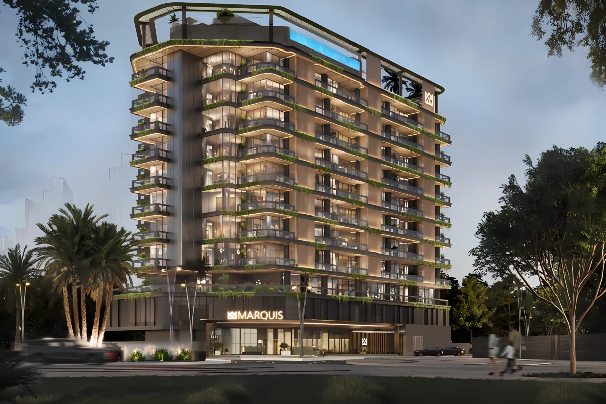 Wohnung in Dubai Land Residence Complex, Marquis
