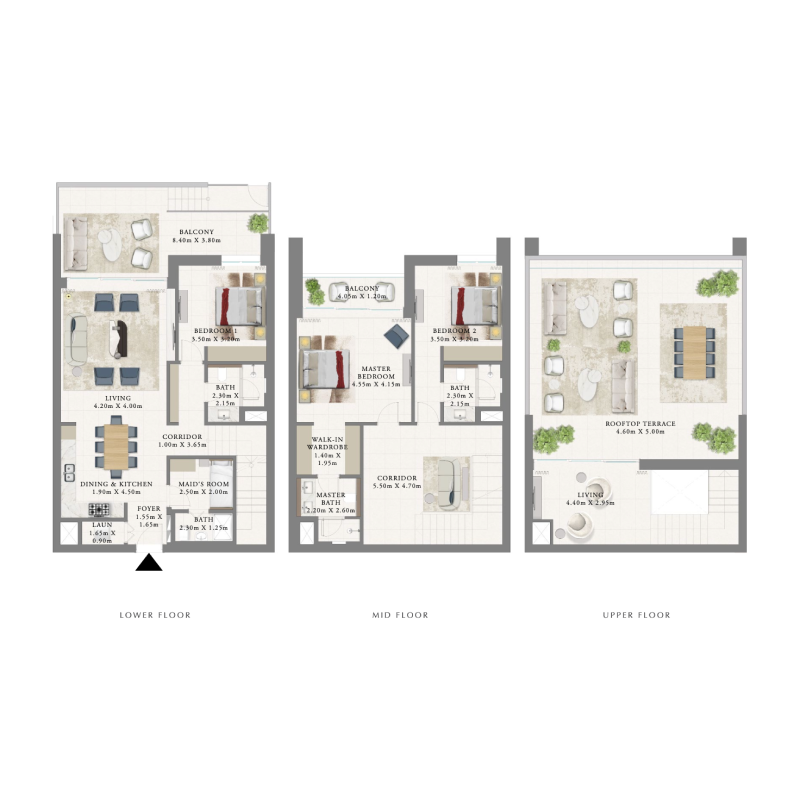 3 Bedrooms