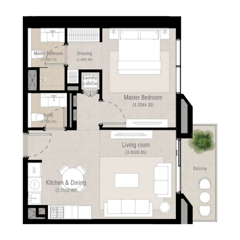 1 Bedroom