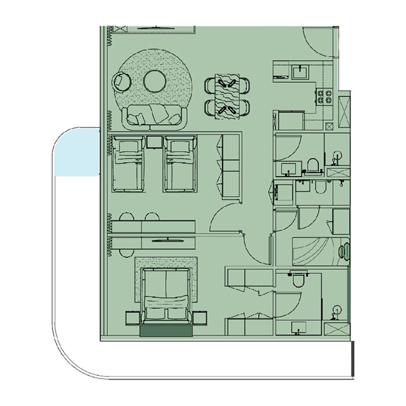 2 Bedrooms