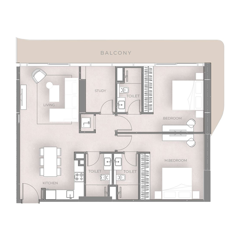 2 Bedrooms