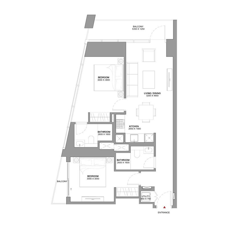 2 Bedrooms