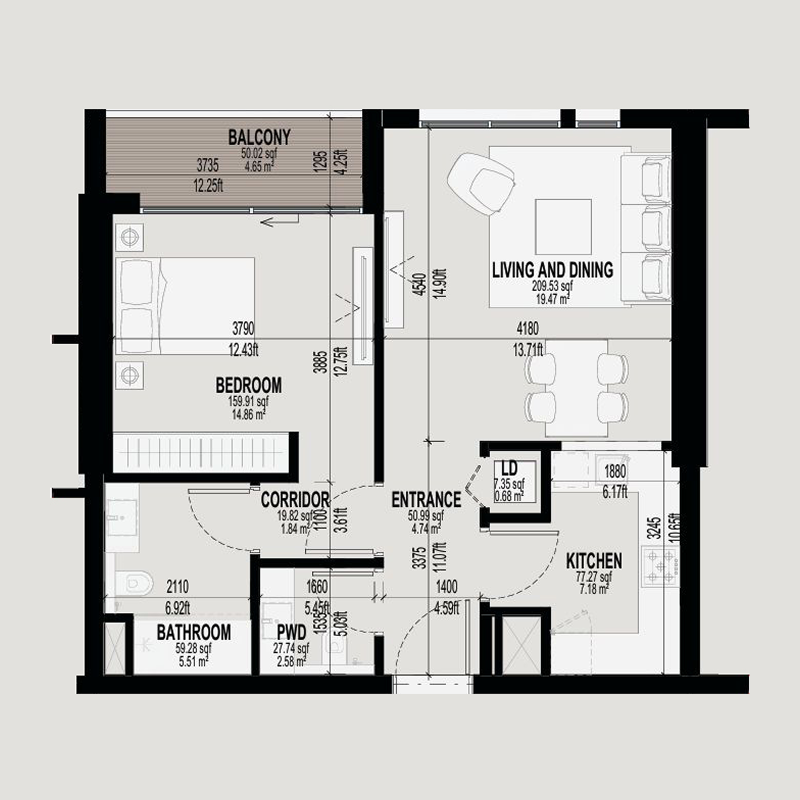 1 Bedroom
