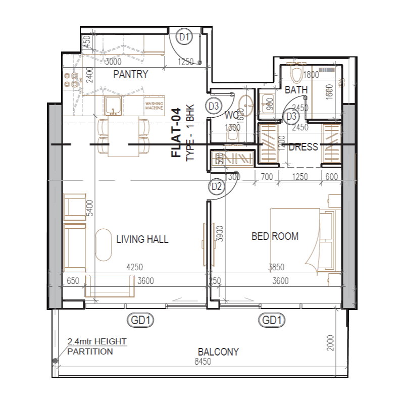 1 Bedroom