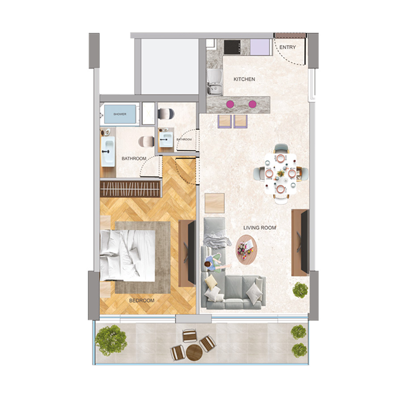 1 Bedroom