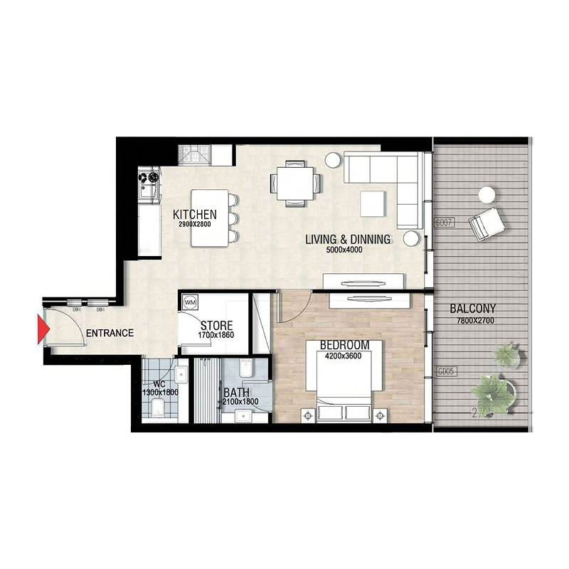 1 Bedroom