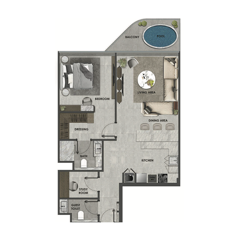 1 Bedroom