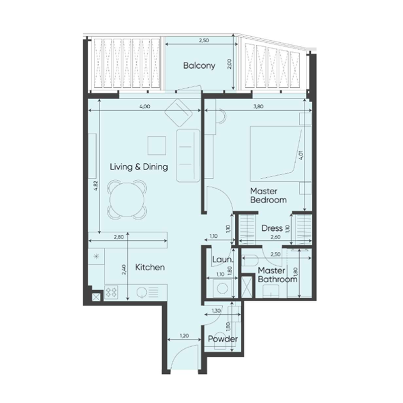 1 Bedroom