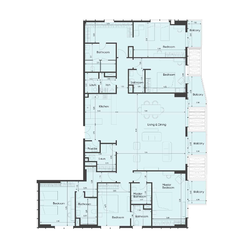 5 Bedrooms
