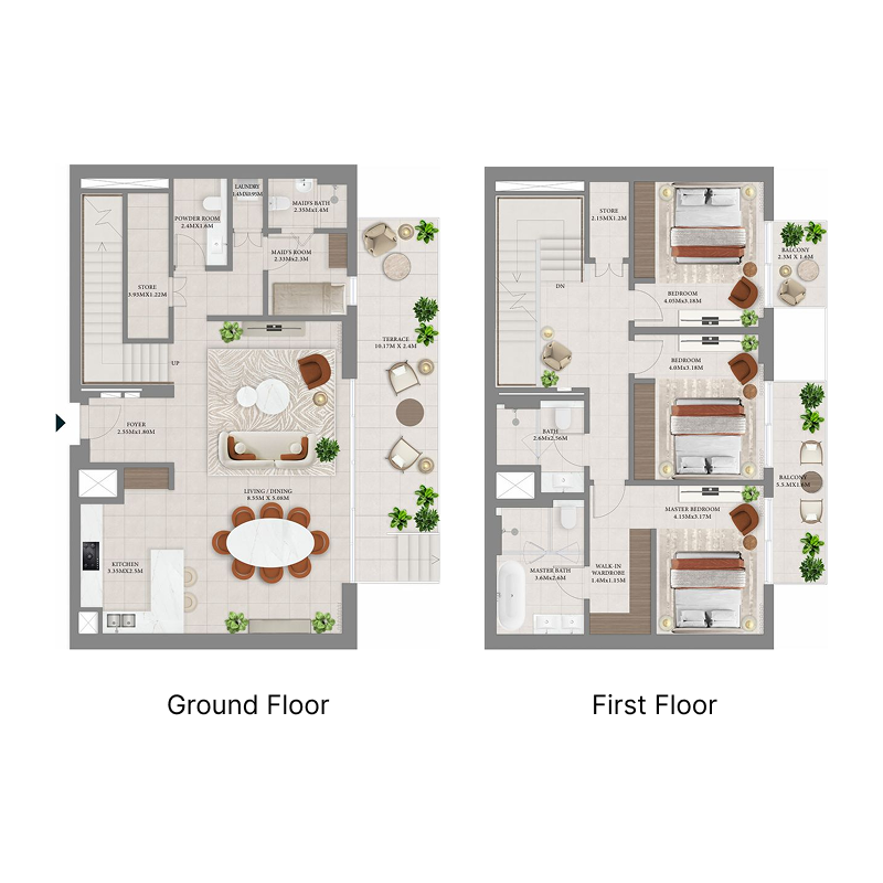 3 Bedrooms