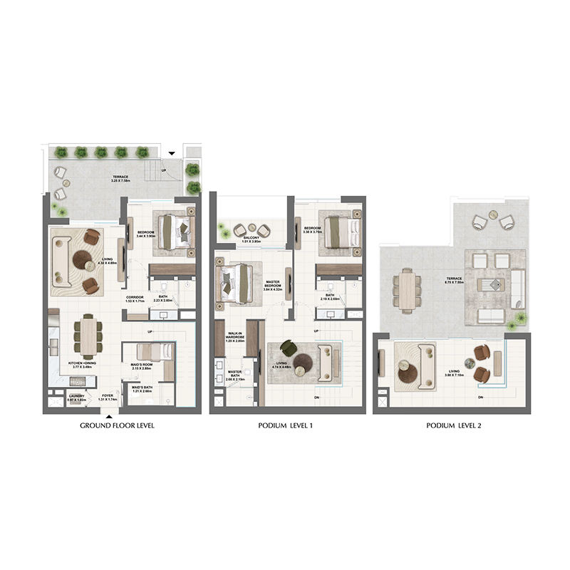 3 Bedrooms