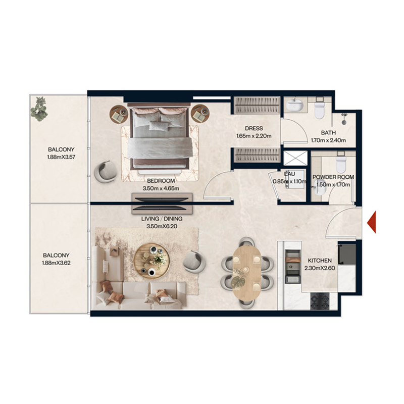 1 Bedroom