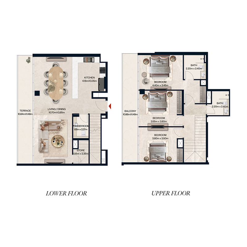 3 Bedrooms