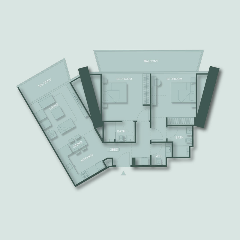 2 Bedrooms