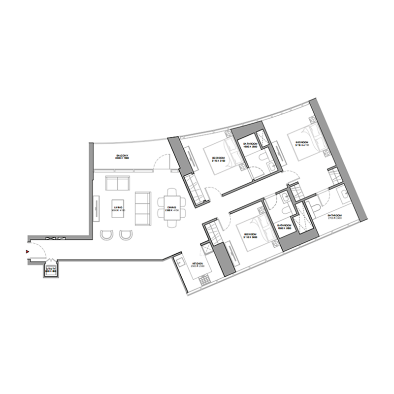 3 Bedrooms
