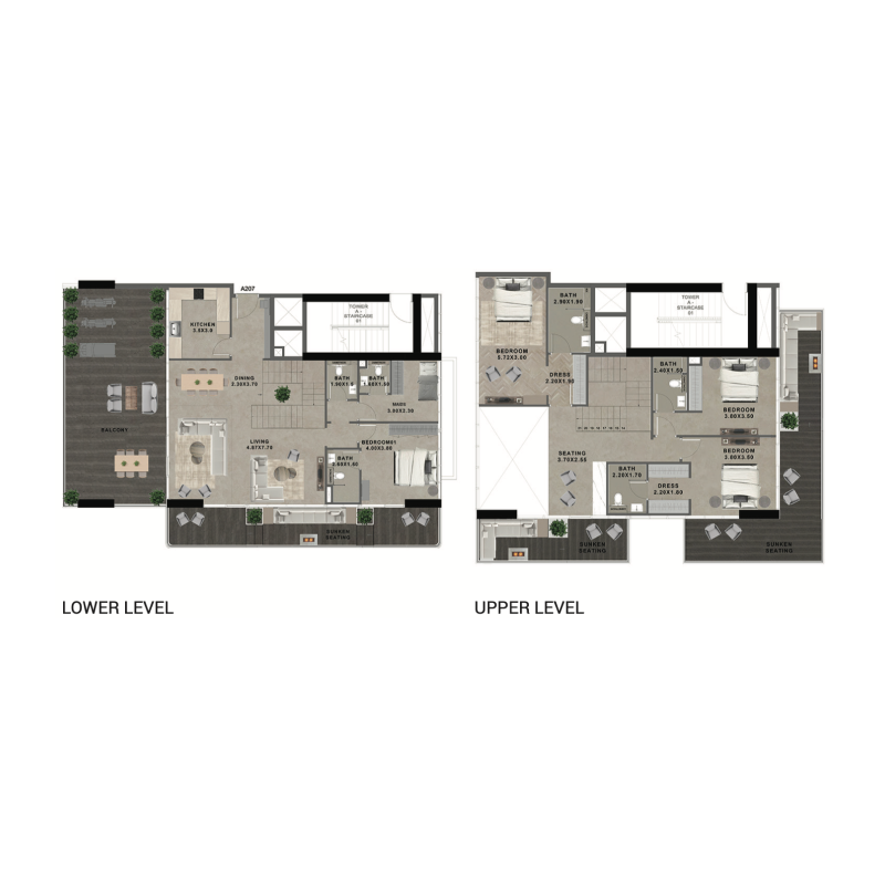 4 Bedrooms