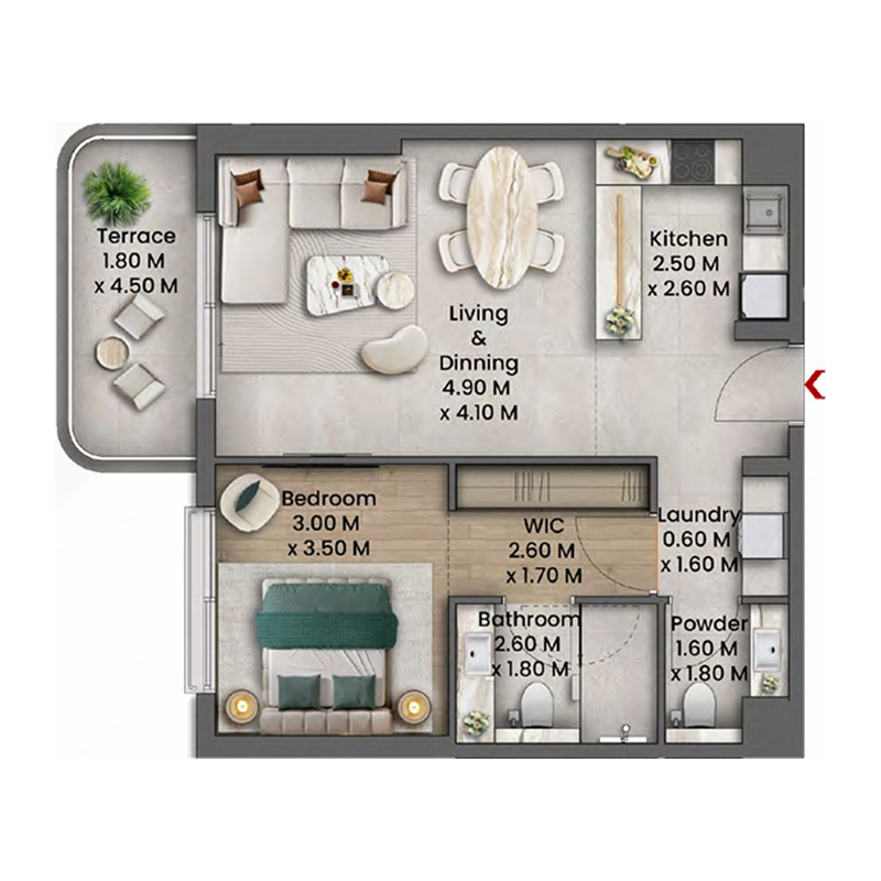 1 Bedroom