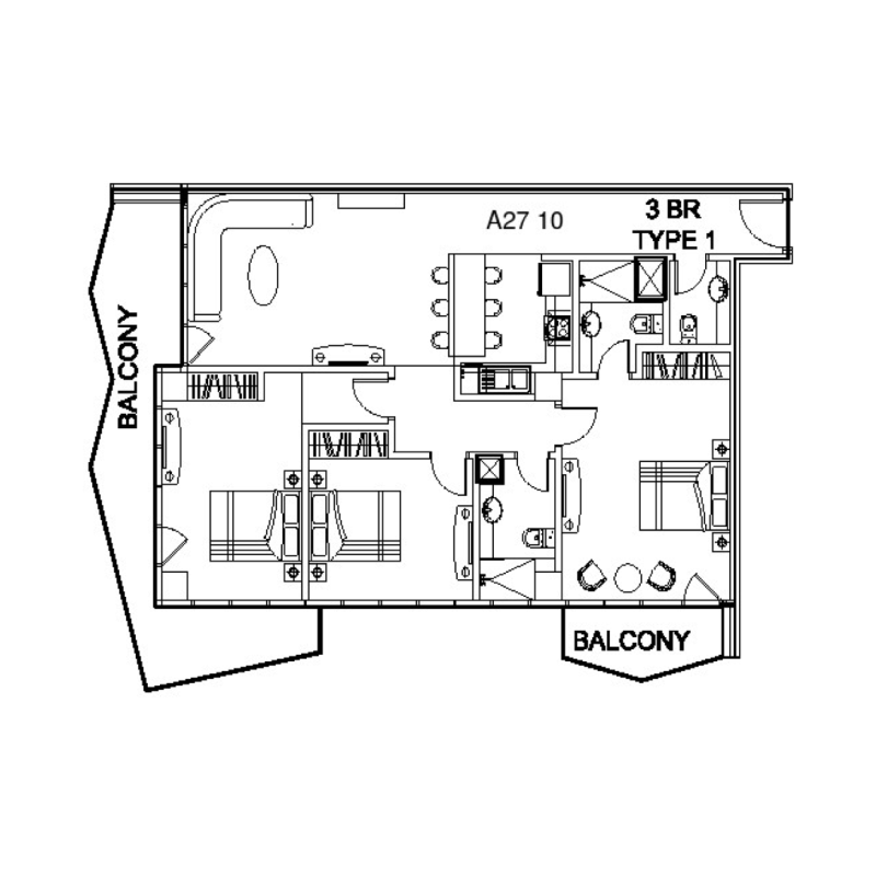 3 Bedrooms