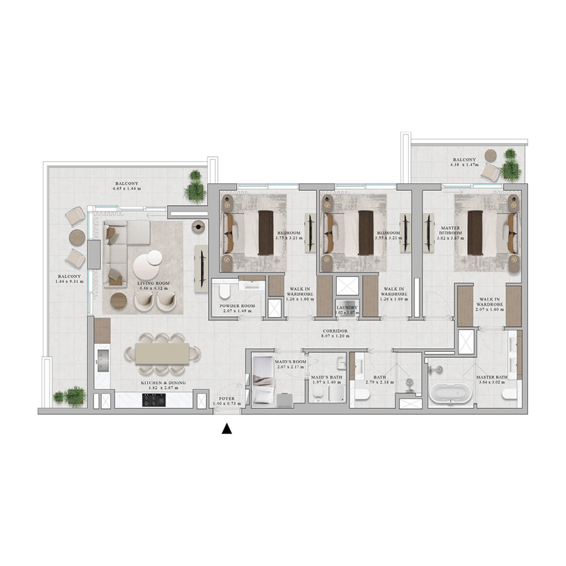3 Bedrooms