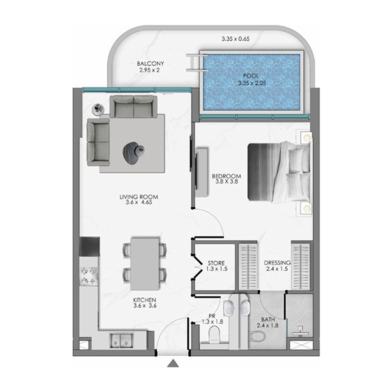 1 Bedroom