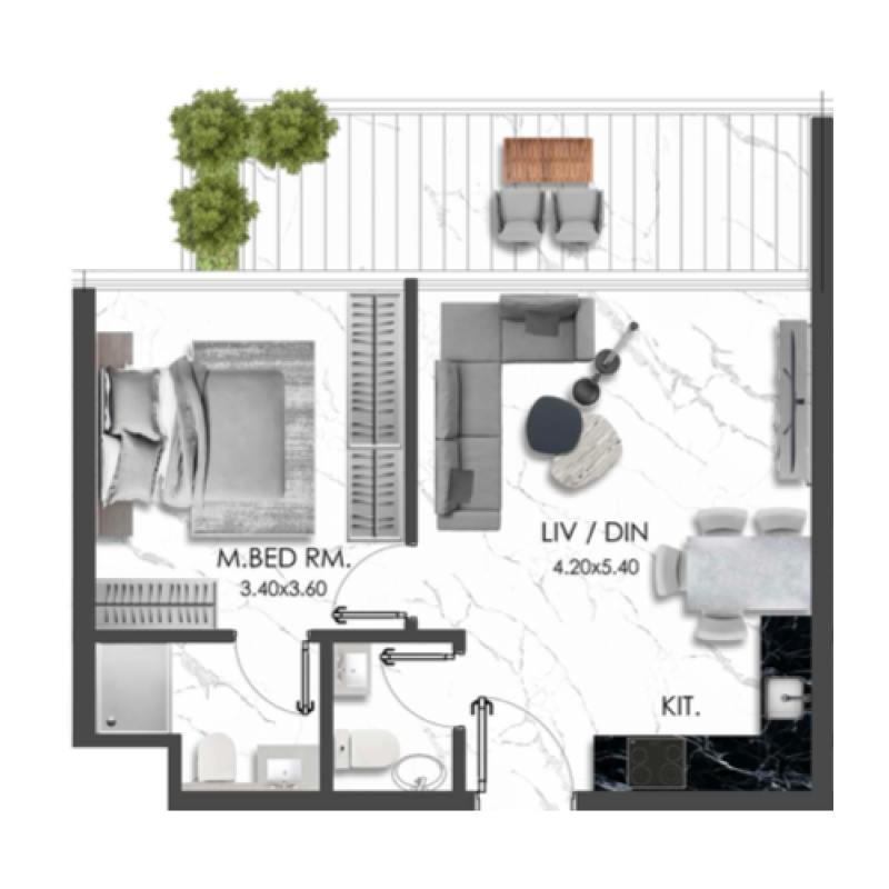 1 Bedroom
