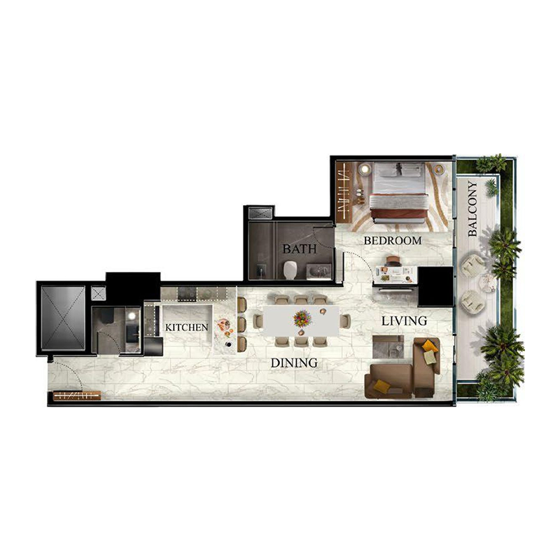 1 Bedroom