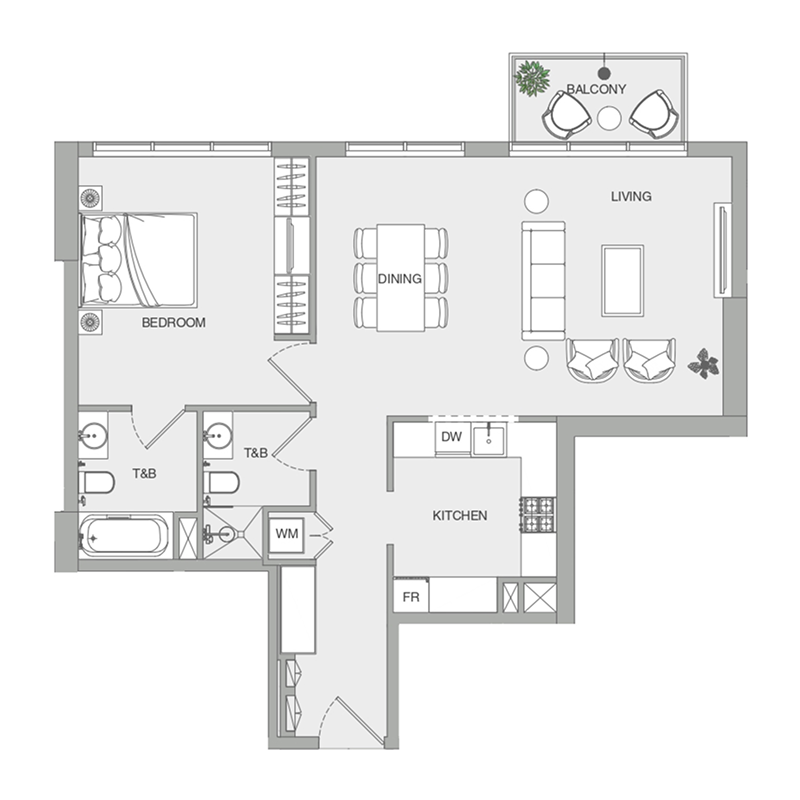 1 Bedroom