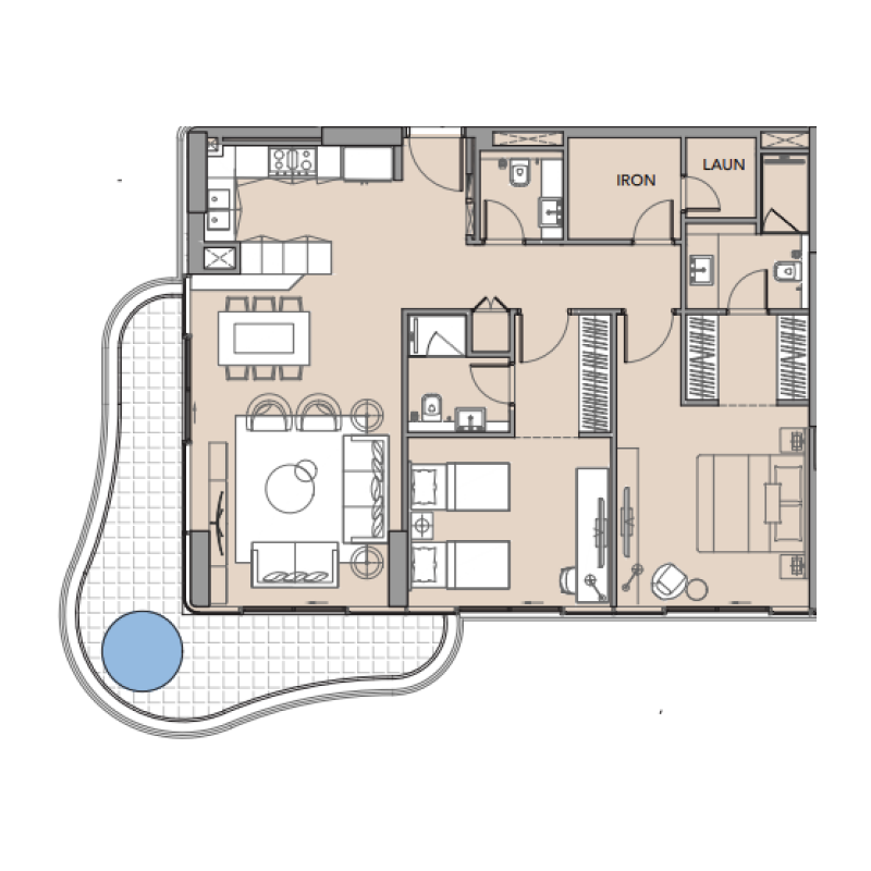 2 Bedrooms