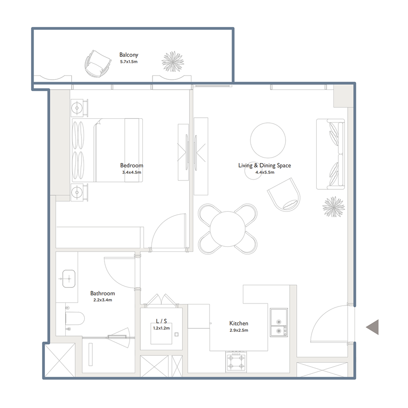 1 Bedroom