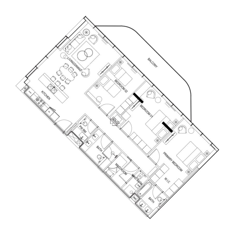 3 Bedrooms