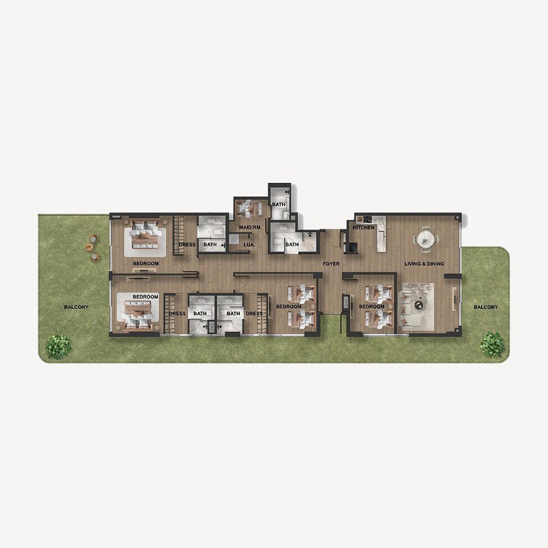 4 Bedrooms