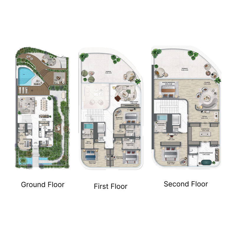 6 Bedrooms